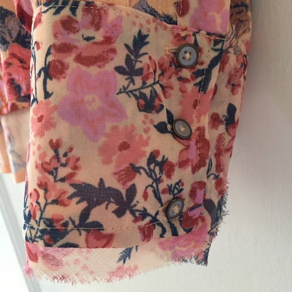 Free People Hold On To Me Long-Sleeve Blouse Boho Cottagecore - Picture 9 of 12